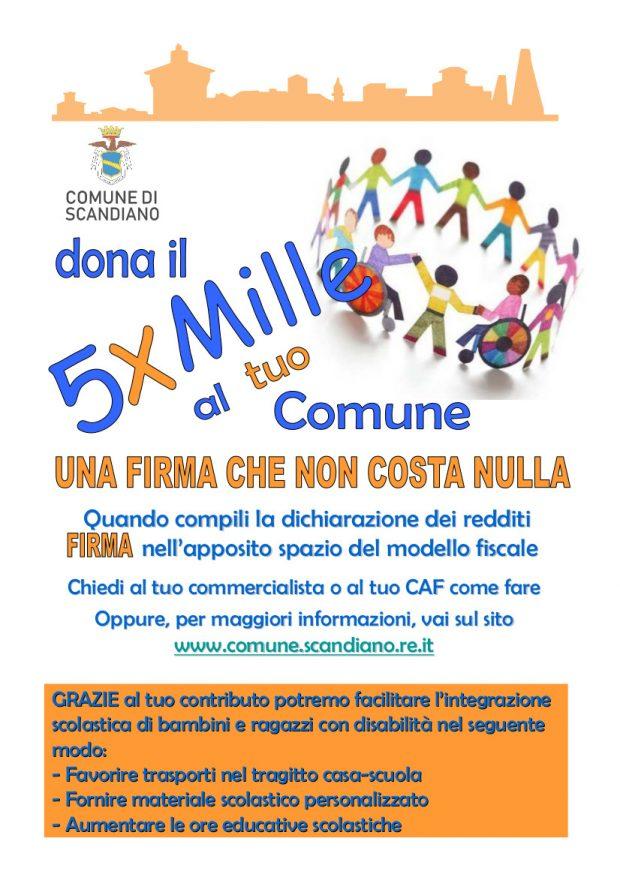 Dona il 5 x mille al tuo Comune